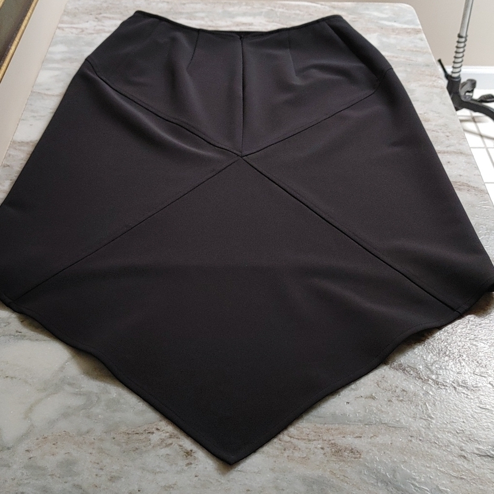 JÖN Black Pointed Hem Skirt 4